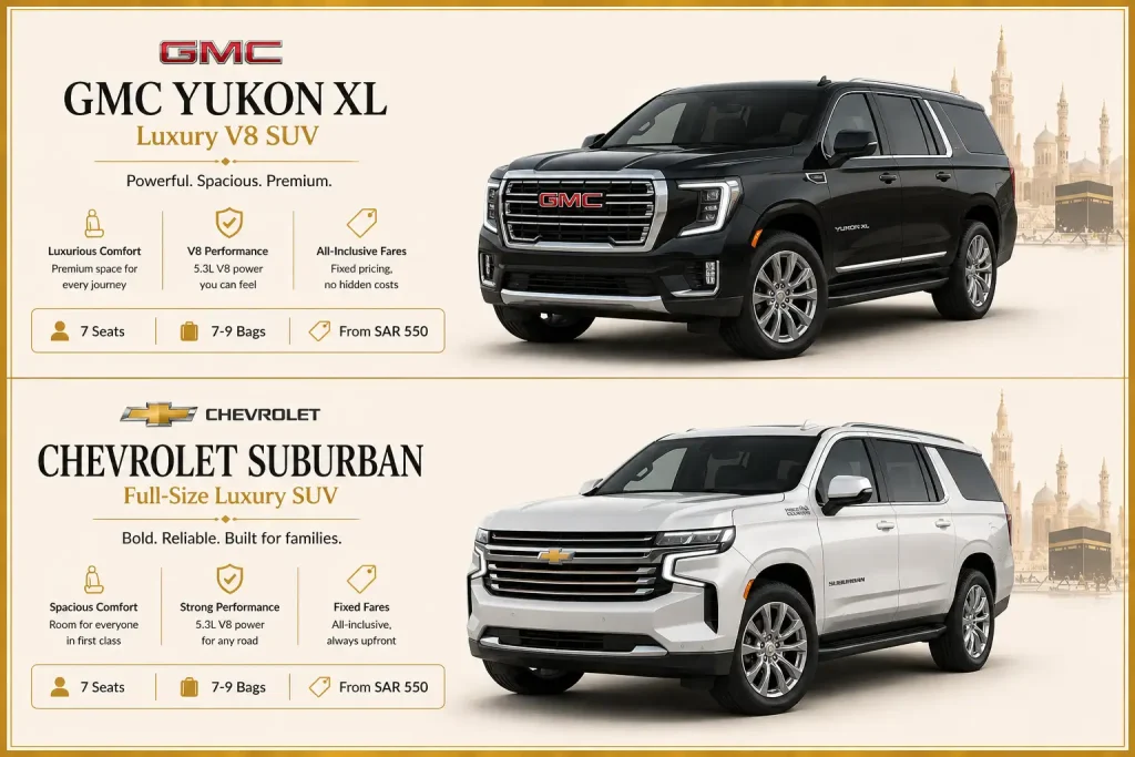 GMC Yukon XL vs Chevrolet Suburban